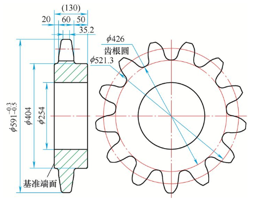 【兆恒機械】滲碳齒部有嚴重的貫穿型裂紋，何原因？